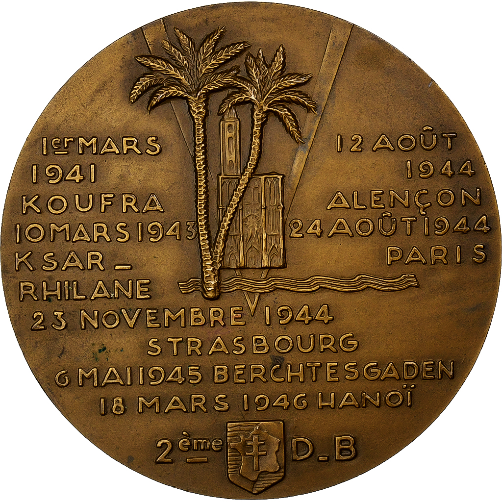 France, Medal, Général Leclerc de Hauteclocque, Maréchal de France, History