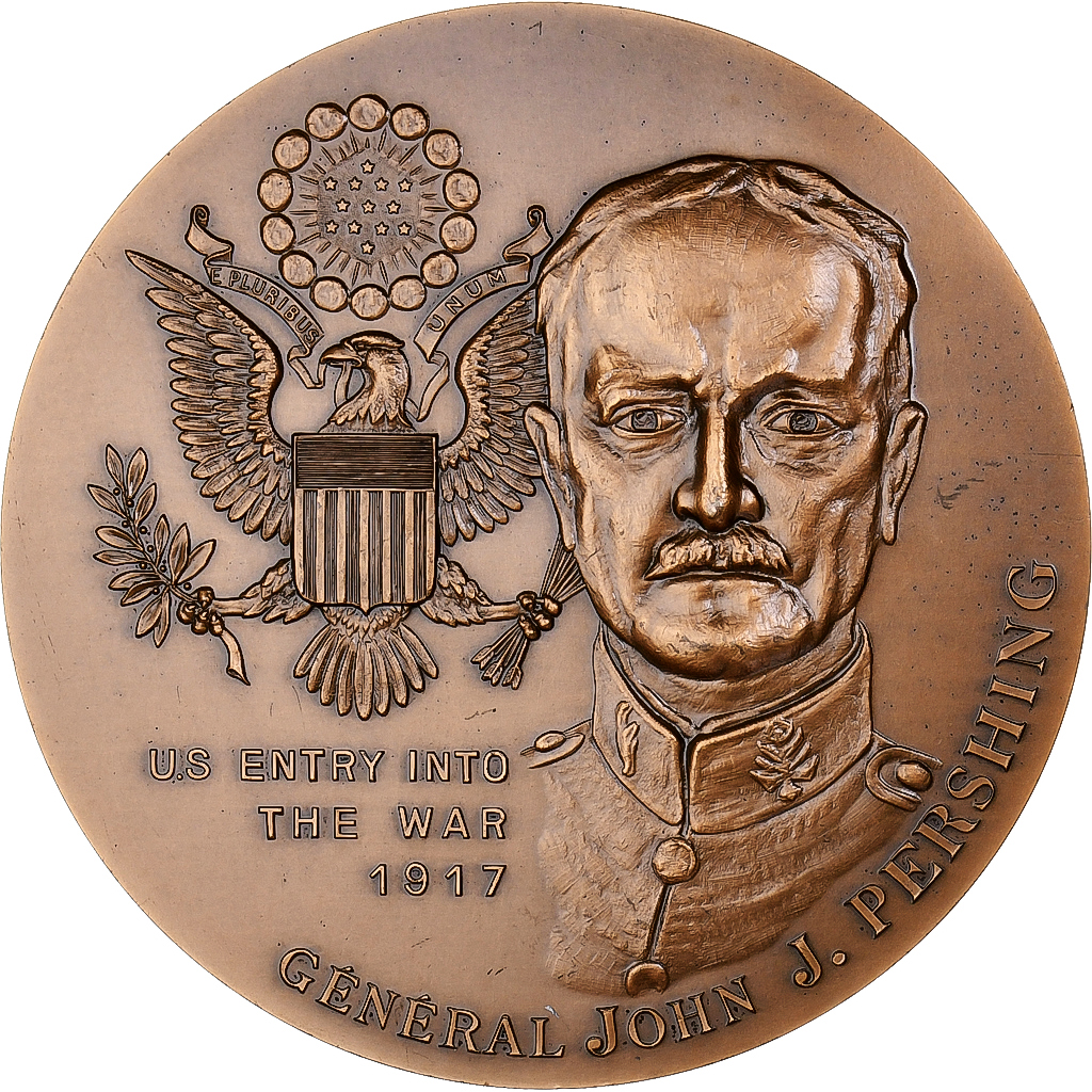 France, Medal, 70ème Anniversaire de l'Entrée en Guerre des Etats-Unis