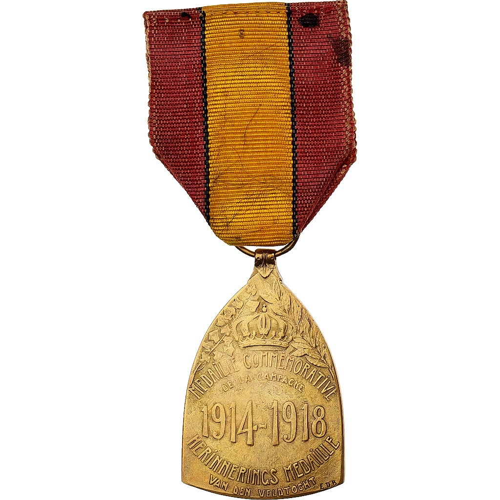 Belgium, Médaille Commémorative de la Grande Guerre, Medal, 1914-1918