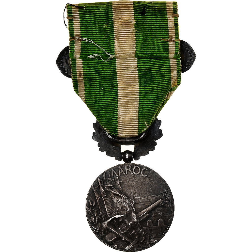 Frankrijk, Médaille Coloniale du Maroc, Guerre du RIF, WAR, Medaille, Excellent
