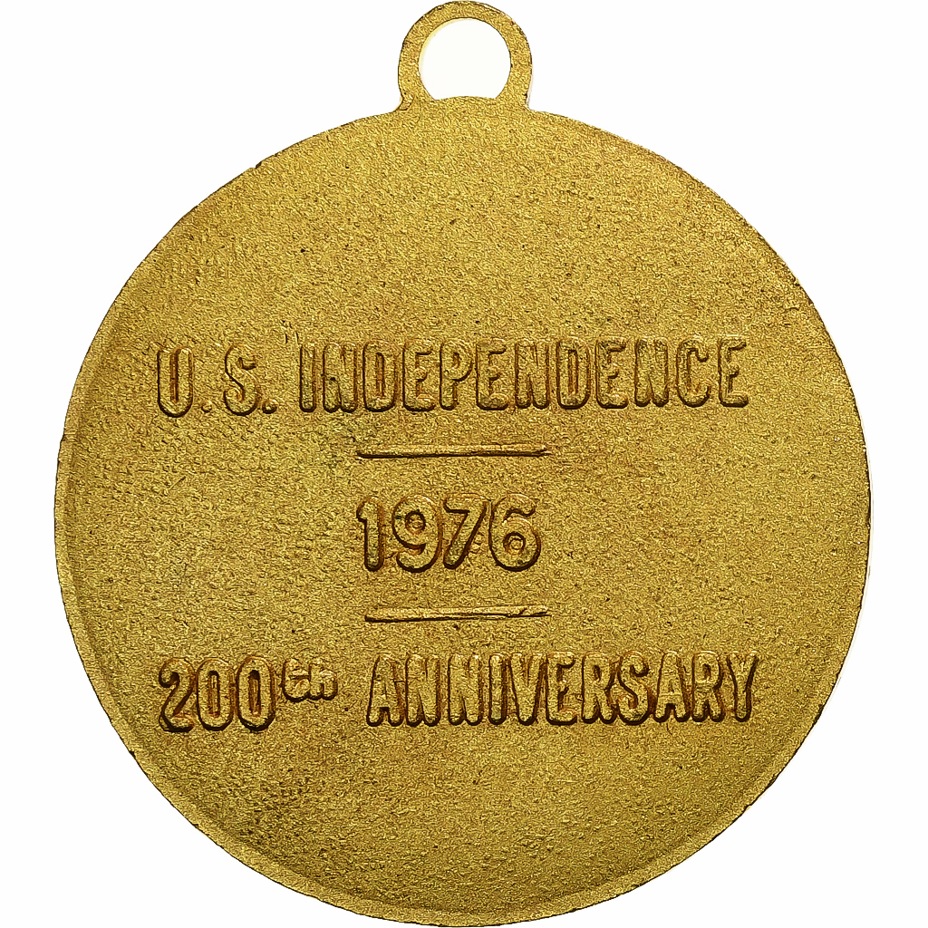 United States of America, Medal, Bicentenaire de l'Indépendance, 1976, Gilt