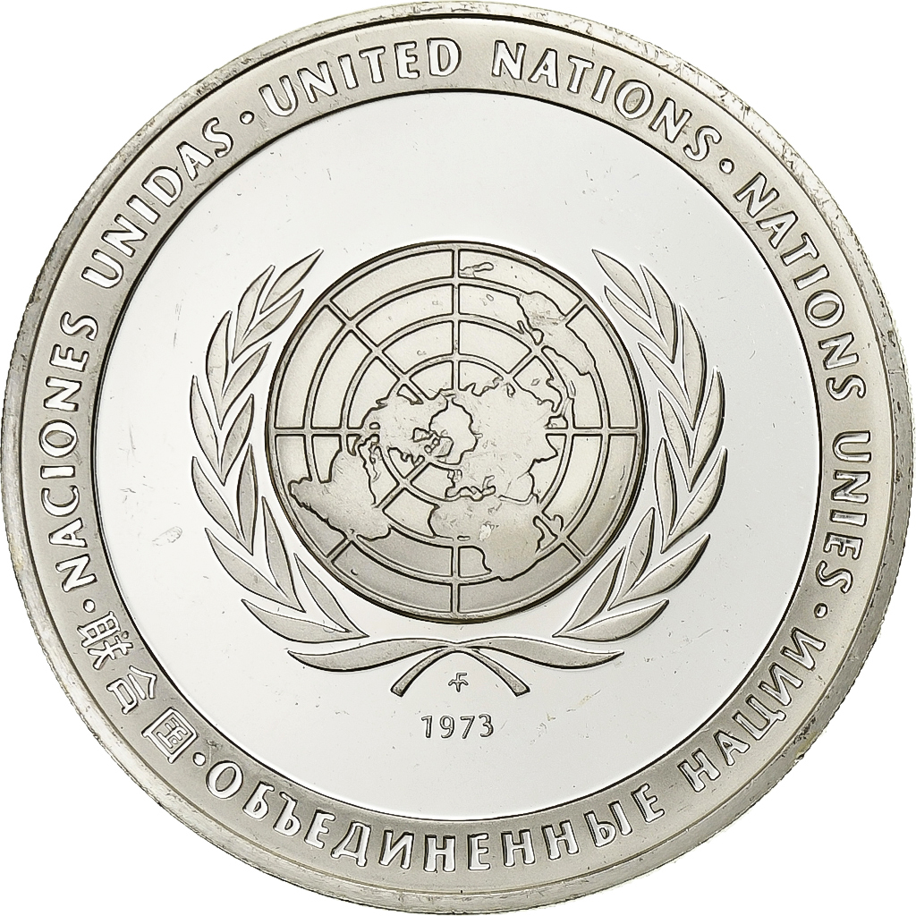 France, Medal, Nations Unies, Namibia, 1973, Silver, 