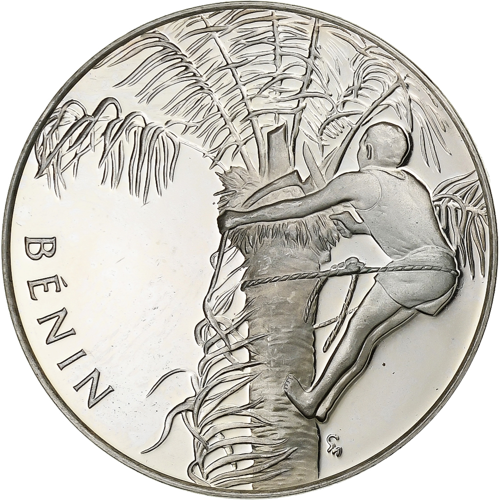 France, Medal, Nations Unies, Bénin, Silver, 