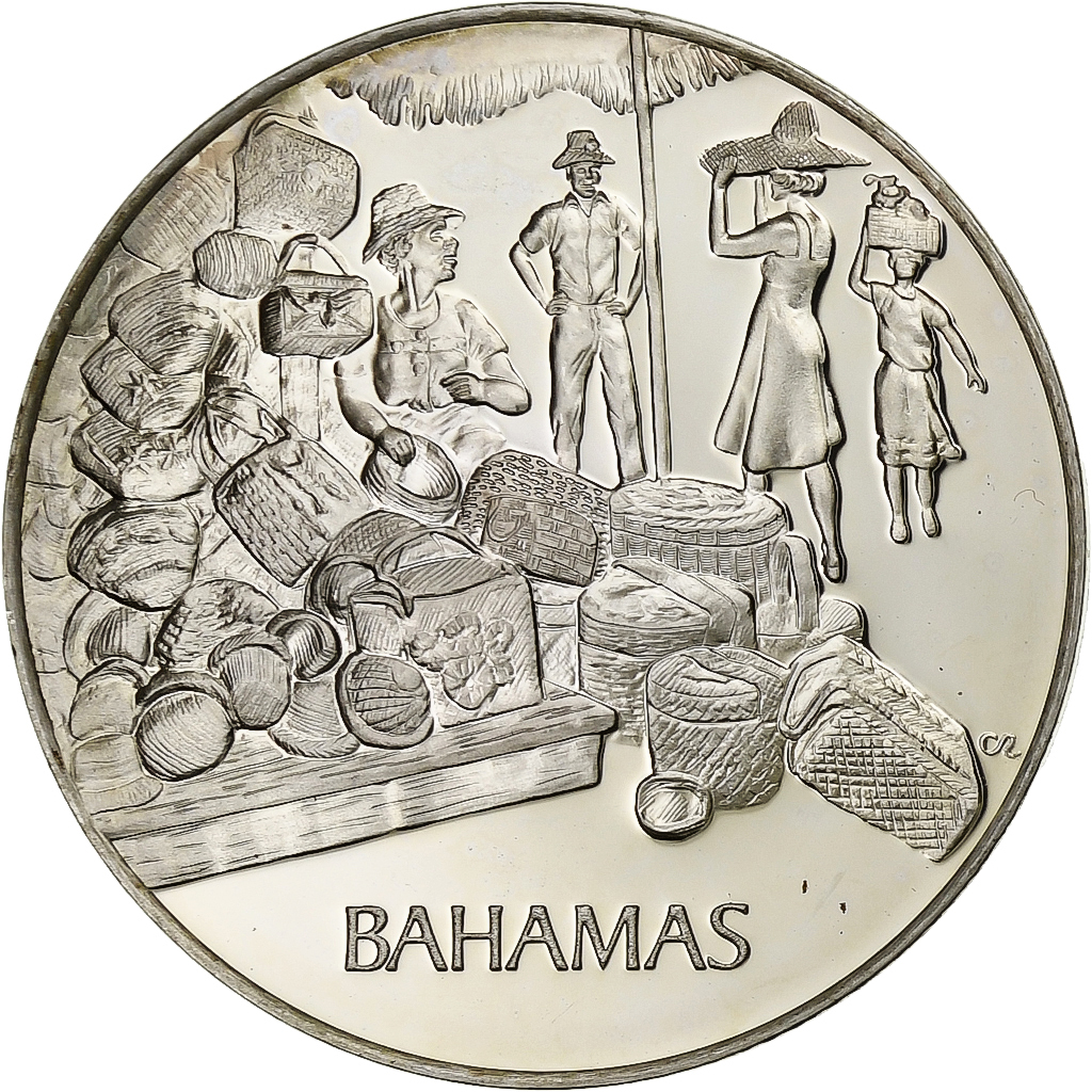 France, Medal, Nations Unies, Bahamas, Silver, 