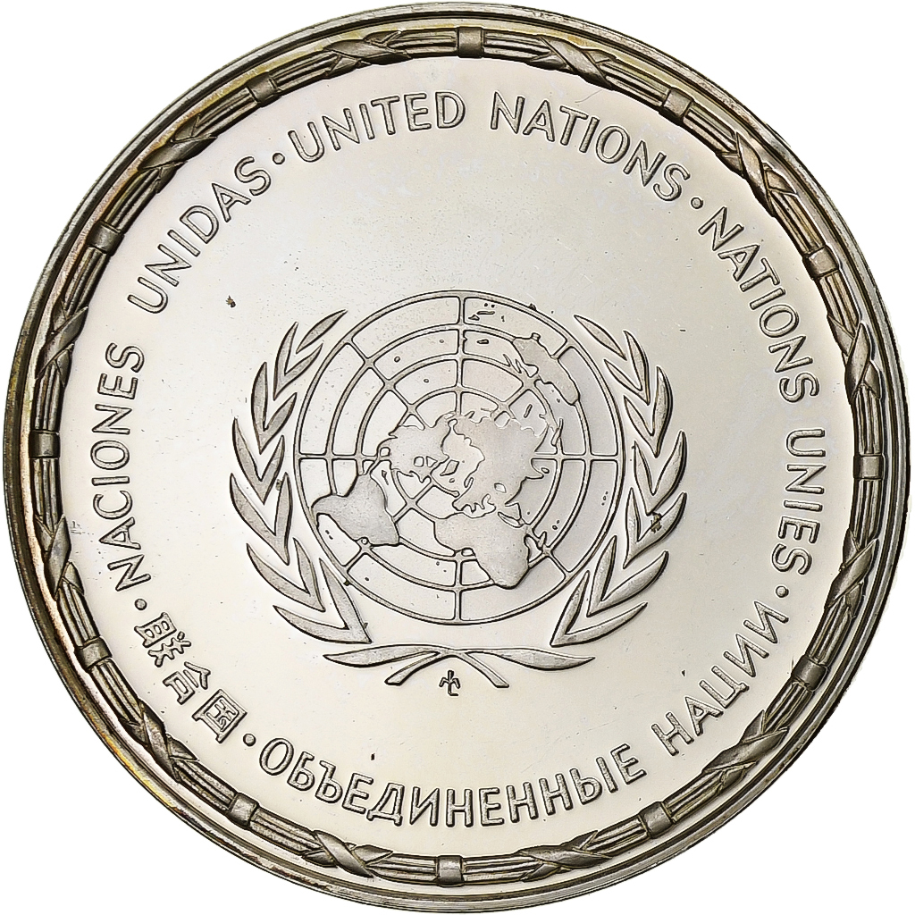 France, Medal, Nations Unies, Bahamas, Silver, 