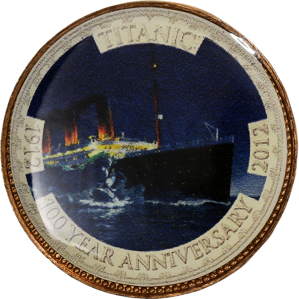 Great Britain, Elizabeth II, 1/2 Penny, Titanic, 100 Ans, 1966, Bronze, 