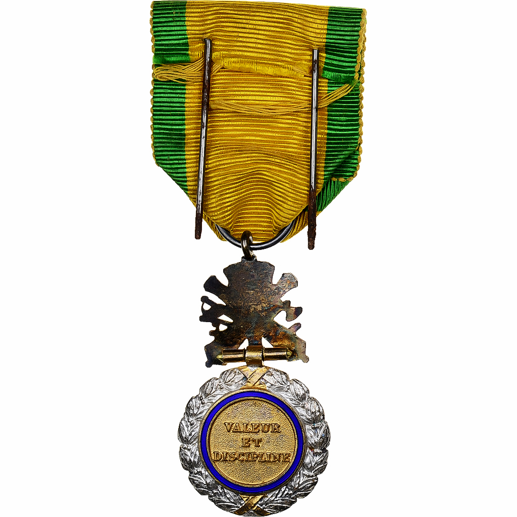 France, Troisième République, Valeur et Discipline, Medal, 1870, Excellent