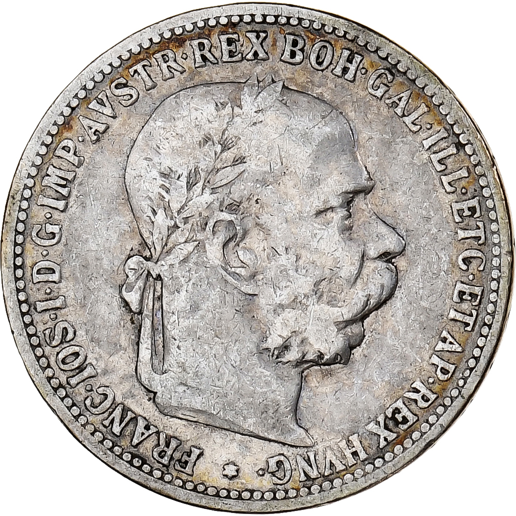 Austria, Franz Joseph I, Corona, 1893, Silver, , KM:2804
