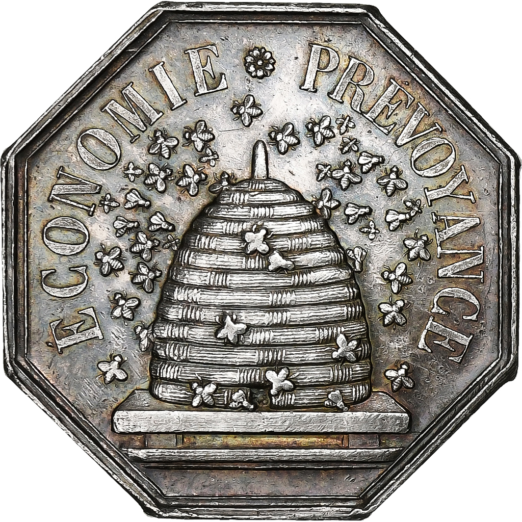 France, Token, Caisse d'Epargne de Valenciennes, Silver, 