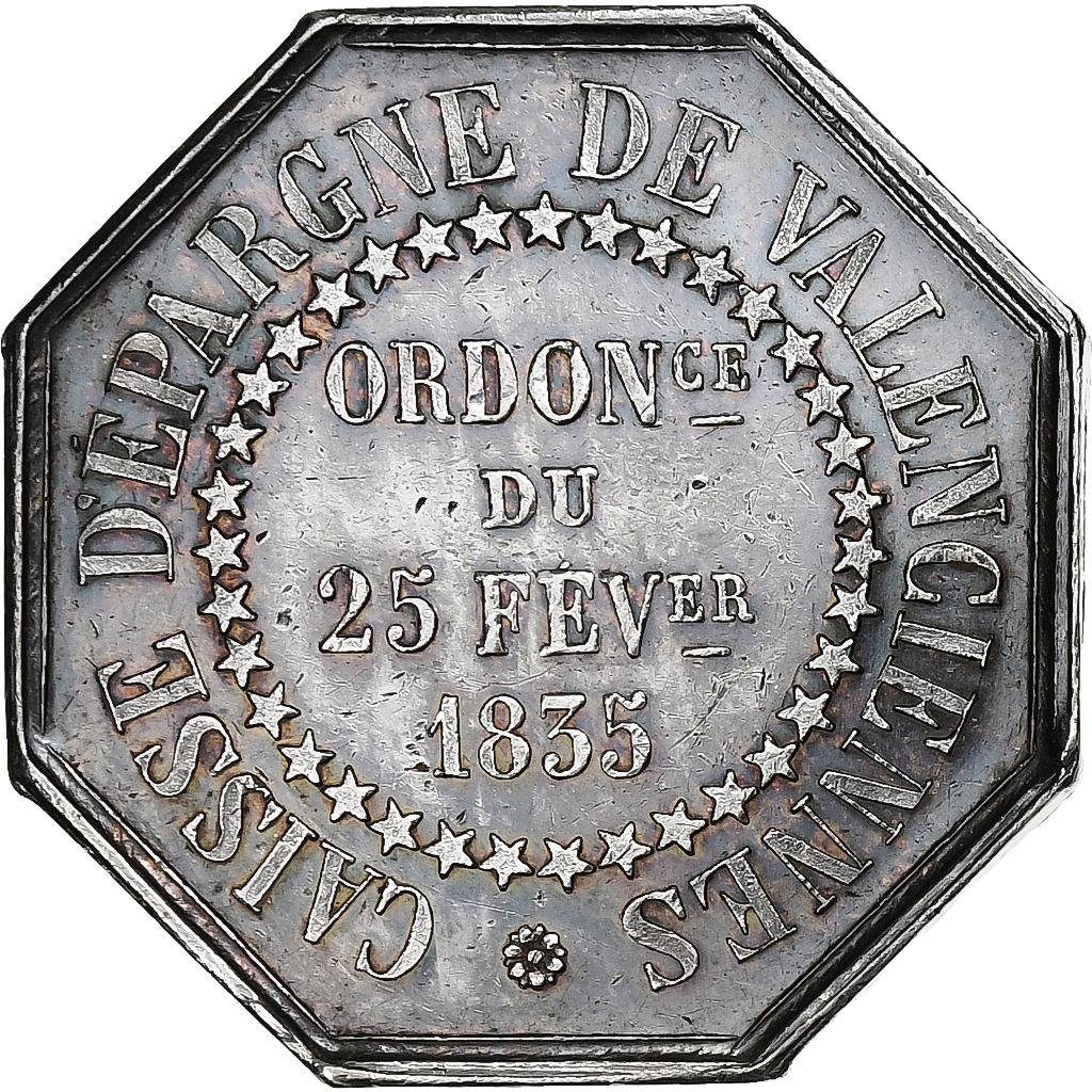 France, Token, Caisse d'Epargne de Valenciennes, Silver, 