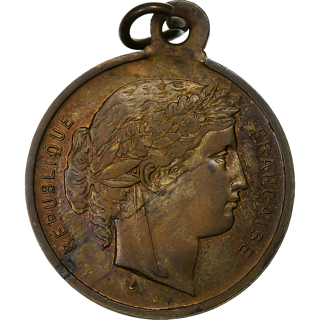 France, Medal, Adolphe Thiers, Président de la République, Copper, 