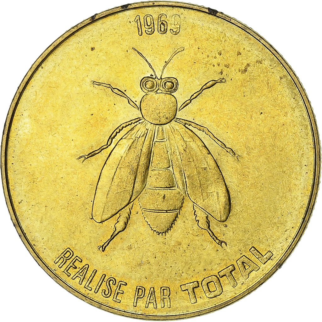 France, Token, Collection Total, Bonaparte au Pont d'Arcole, 1969