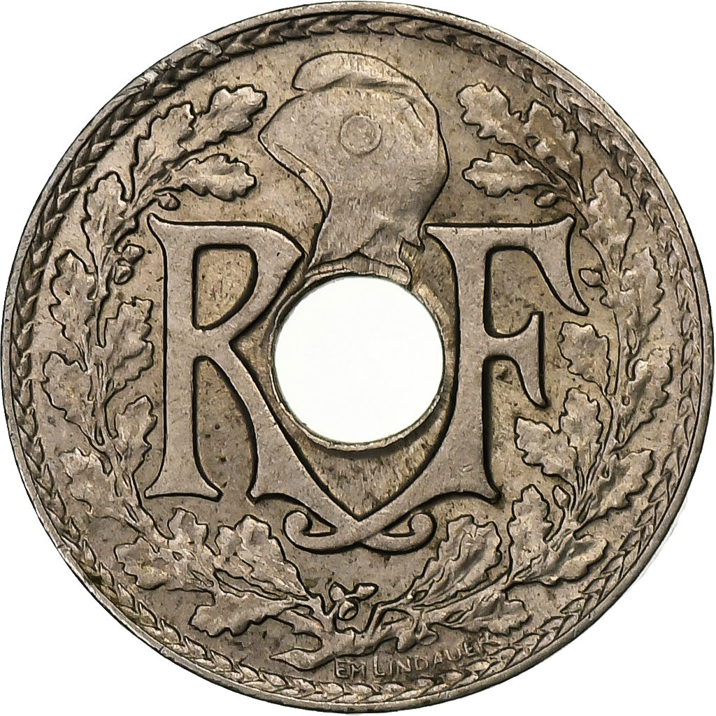 France, 5 Centimes, Lindauer, 1935, Copper-nickel, , Gadoury:170