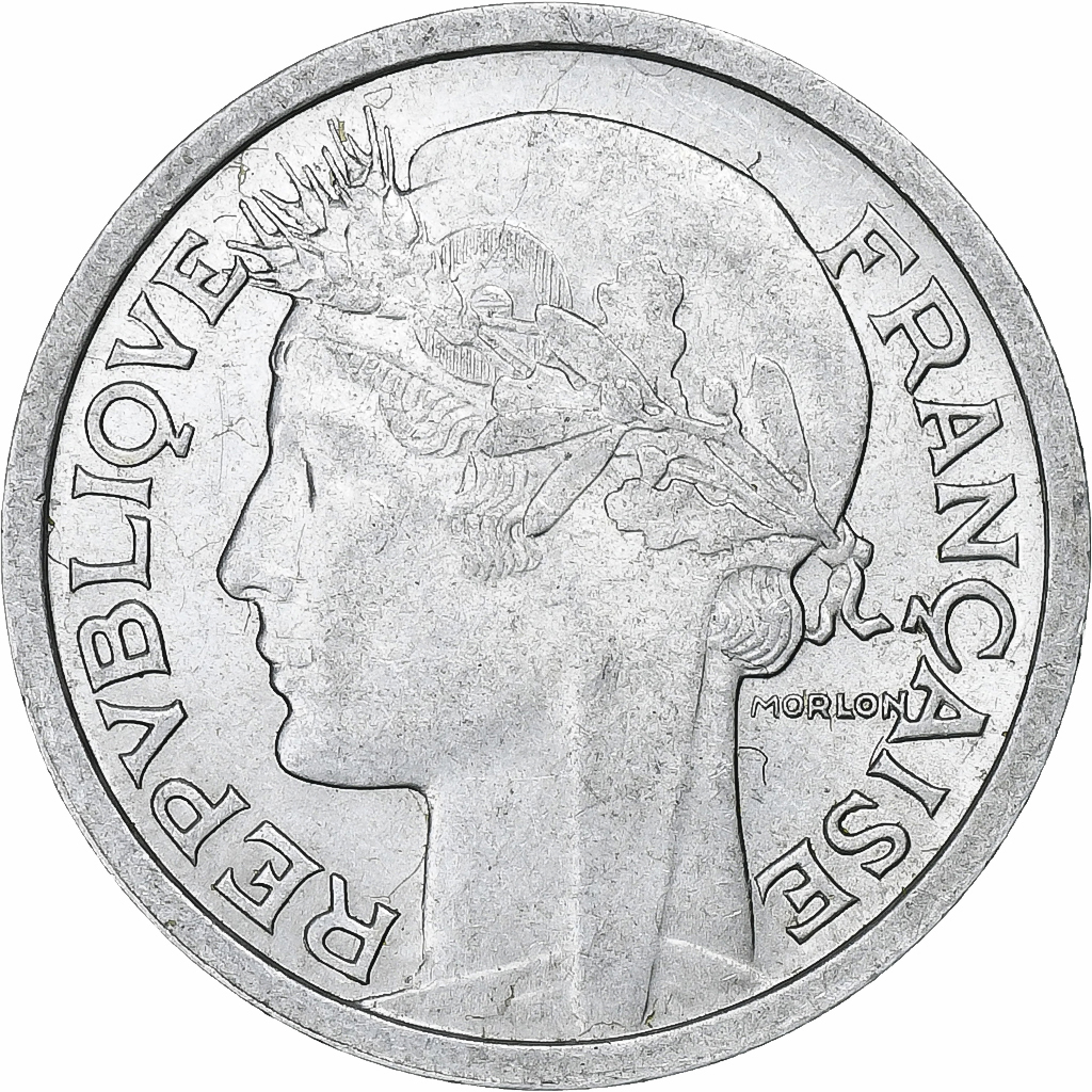 France, Franc, Morlon, 1947, Beaumont - Le Roger, Aluminum, 