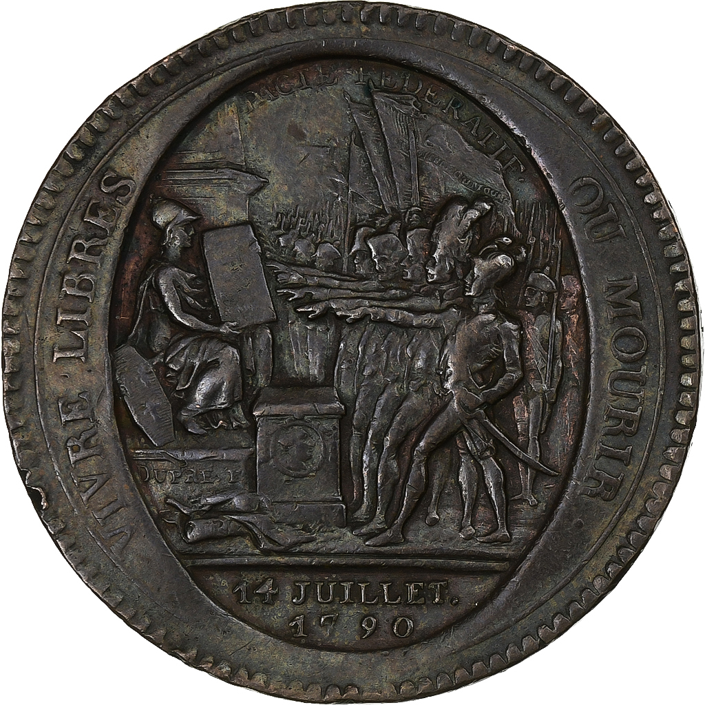 France, 5 Sols, Monneron, 1792, Birmingham, Bronze, , KM:Tn31