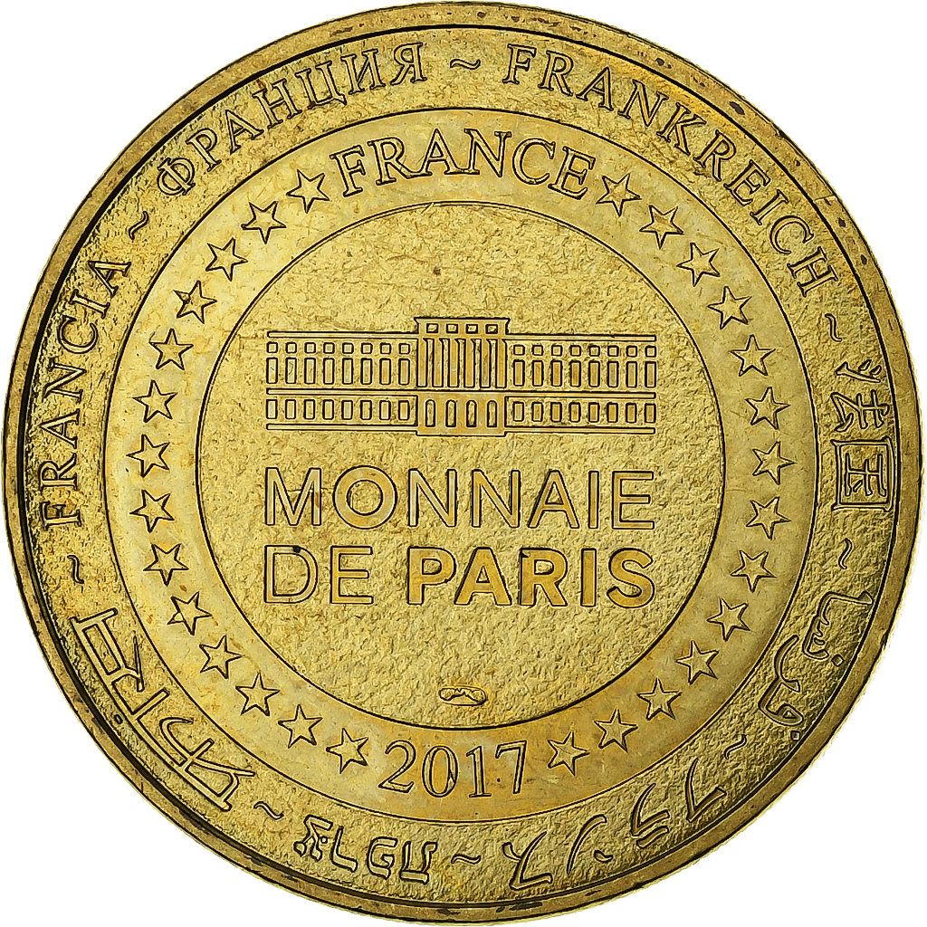 France, Token, Bordeaux - Beffroi de la grosse cloche, 2017, Copper-nickel