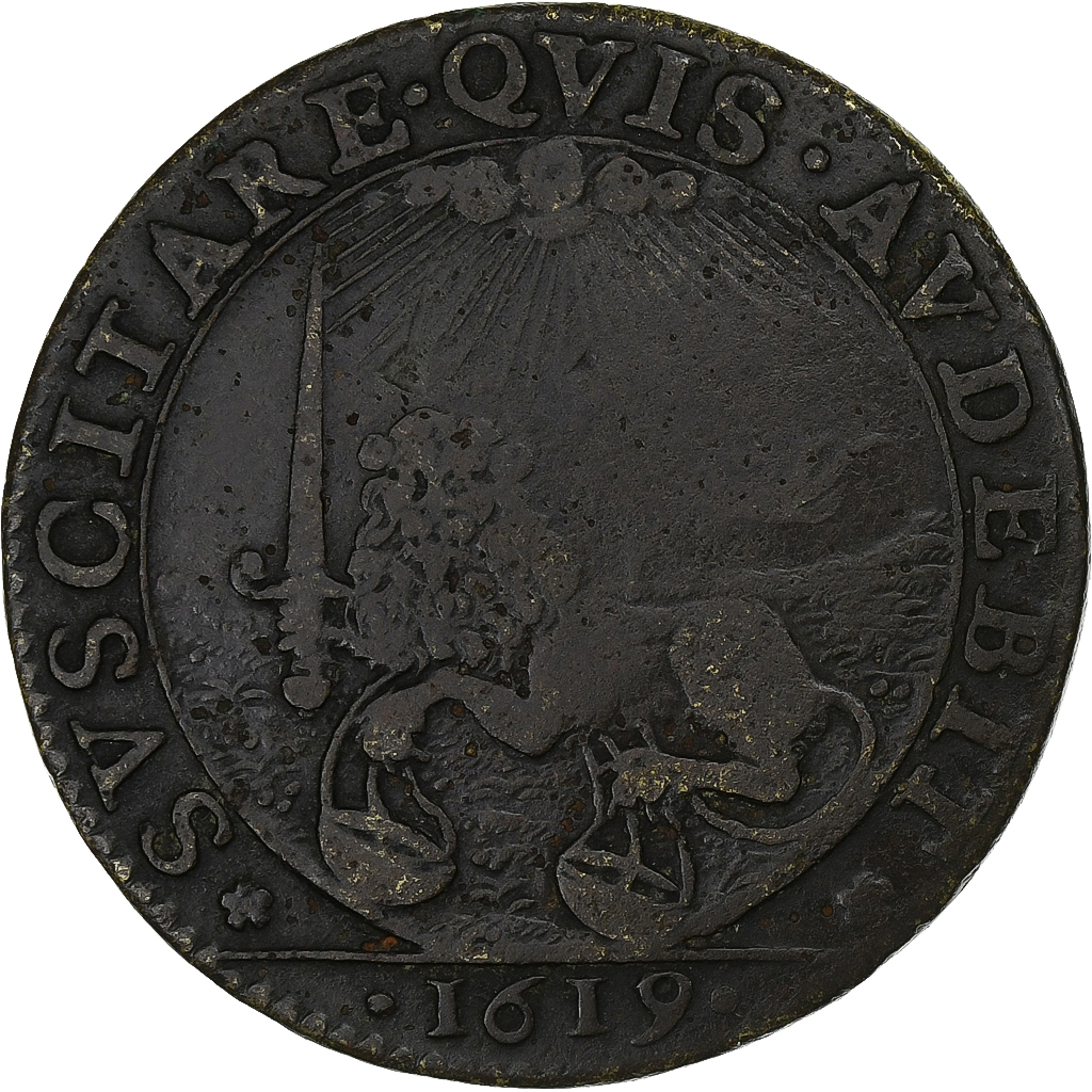 France, Token, Louis XIII, Conseil du Roi, Brass, , Feuardent:122