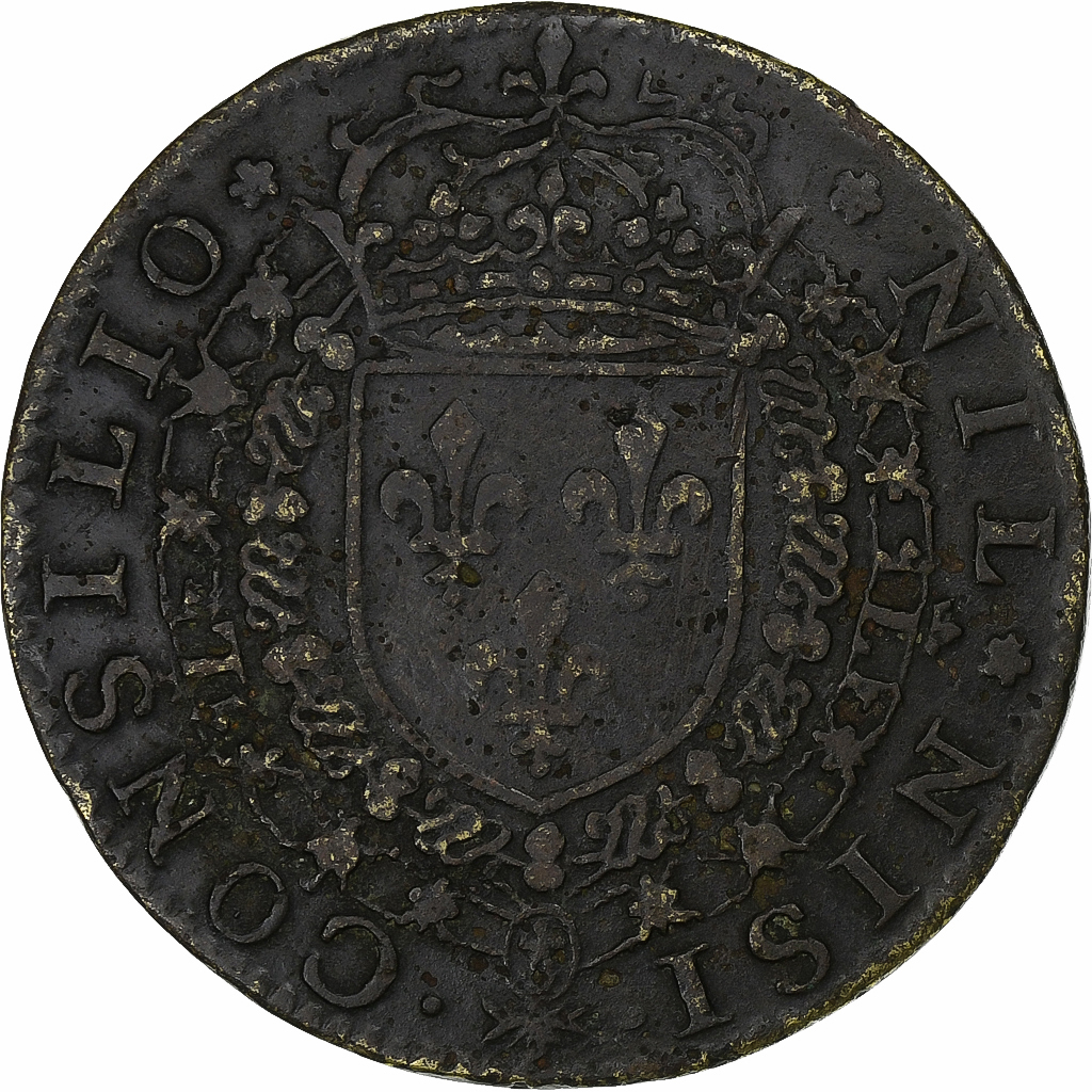 France, Token, Louis XIII, Conseil du Roi, Brass, , Feuardent:122