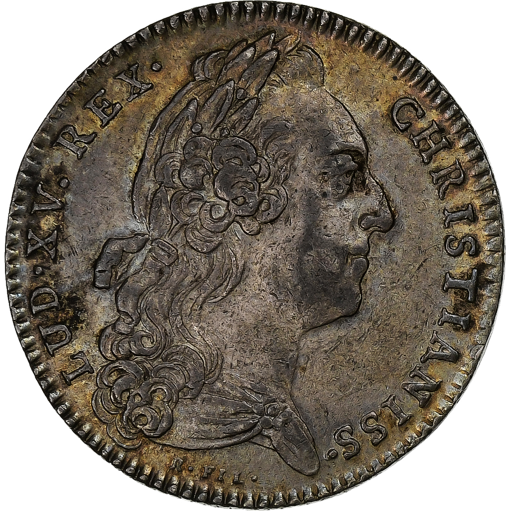 France, Token, Louis XV, Extraordinaire des Guerres, 1768, Silver, Roettiers