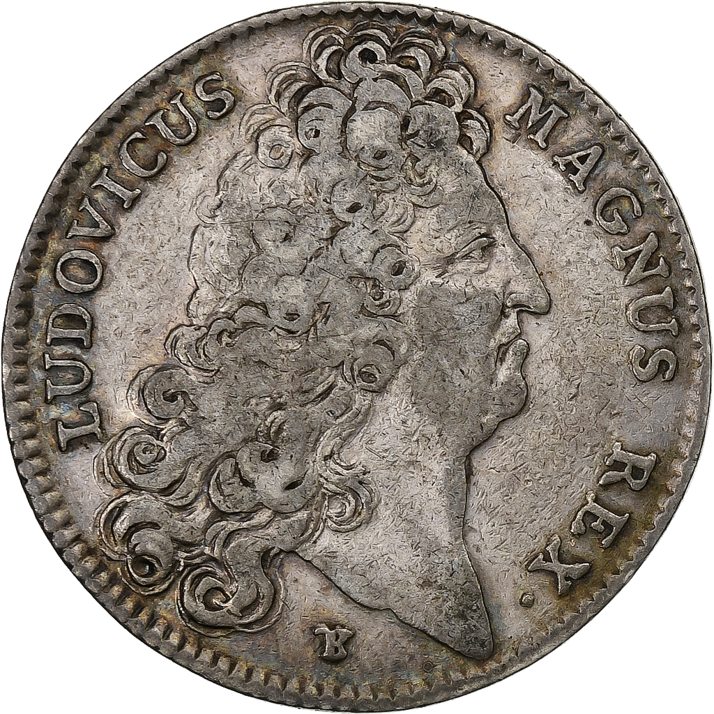 France, Token, Louis XIV, Trésor Royal, 1707, Silver, , Feuardent:1981