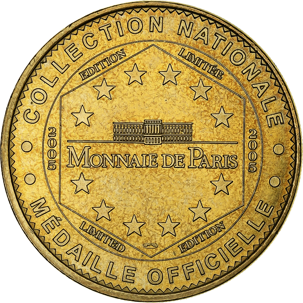 France, Token, Rocamadour - La forêt des singes n°2, 2005, Copper-nickel