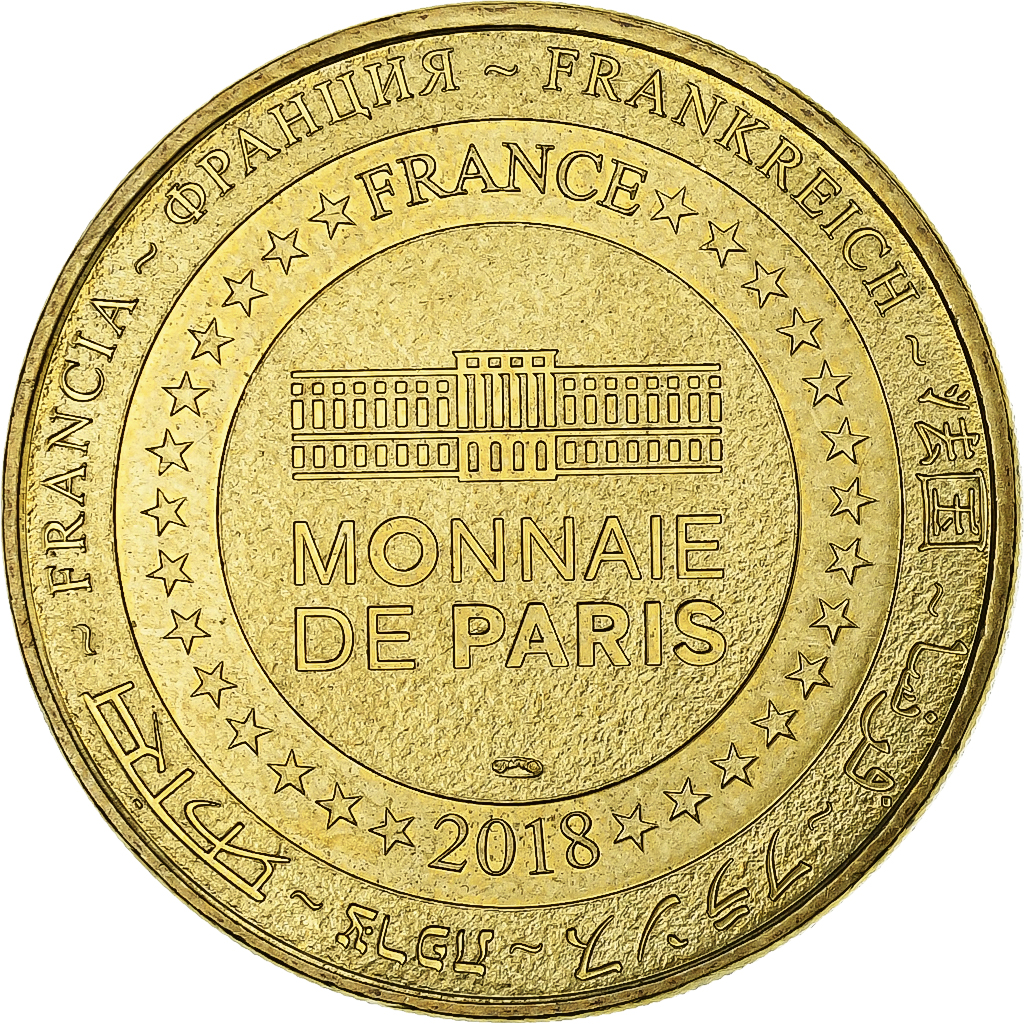 France, Token, Citadelle de Besançon, Vauban, 2018, Copper-nickel Aluminium
