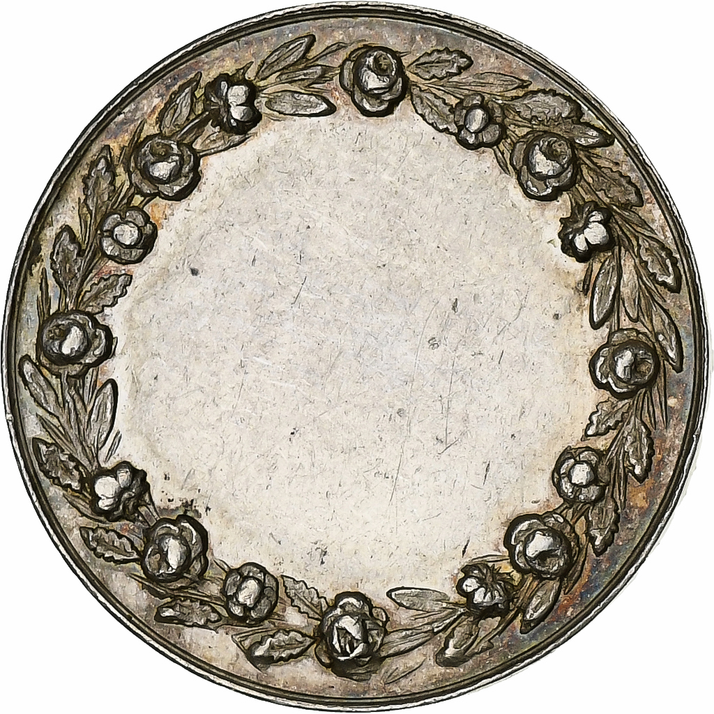 France, Medal, Religion, Mariage Chrétien, Silver, 