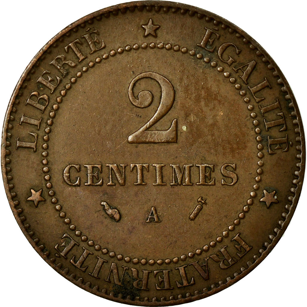 Coin, France, Cérès, 2 Centimes, 1894, Paris, , Bronze, Gadoury:105