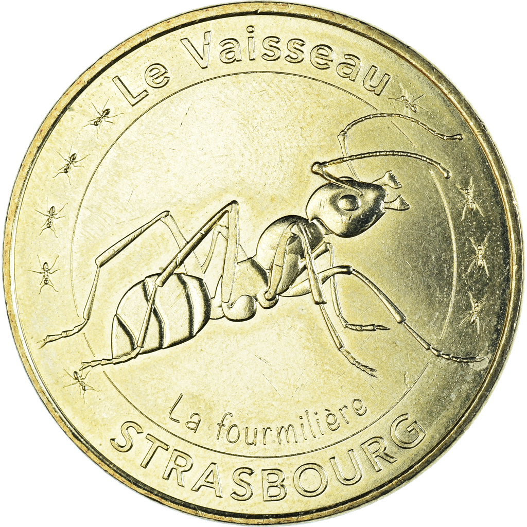 France, Token, Touristic token, Strasbourg - Le vaisseau n°7, 2016, MDP