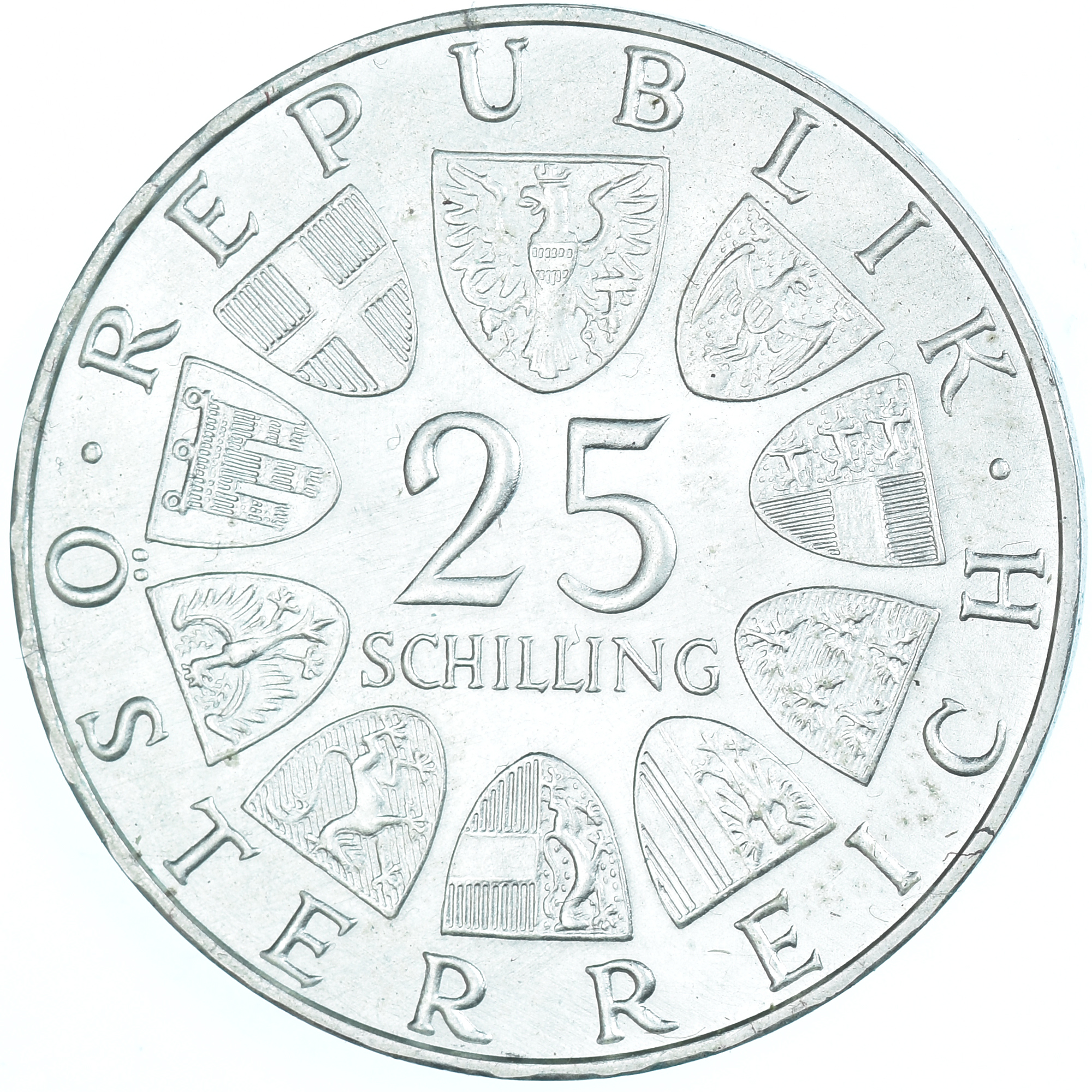 Coin, Austria, 25 Schilling, 1970, , Silver, KM:2907