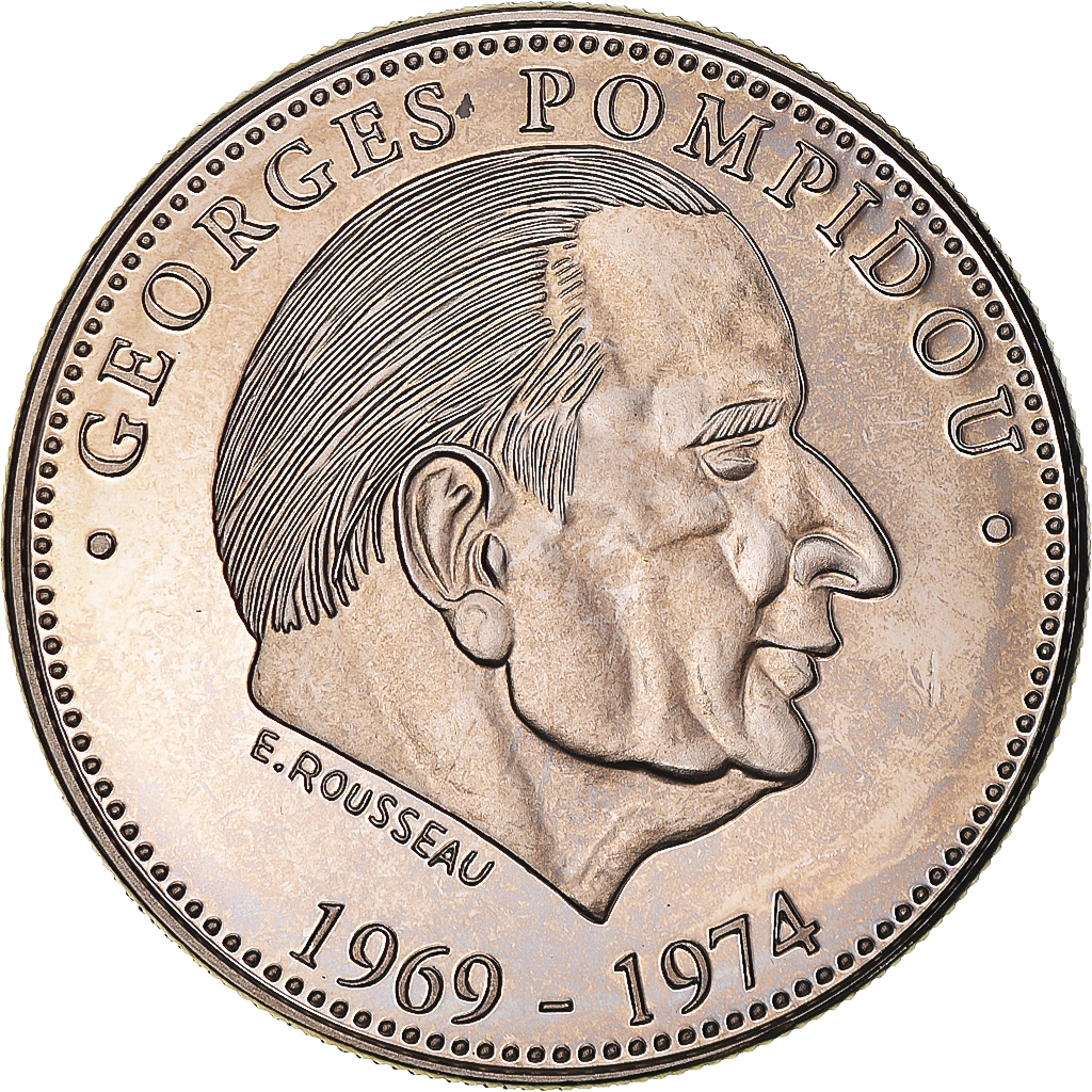 France, Medal, Georges Pompidou, Président de la République Française