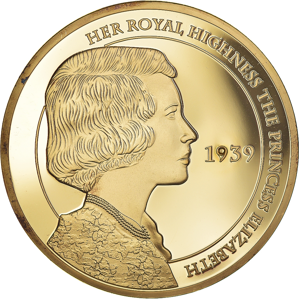 United Kingdom, Medal, Her Royal Highness the Princess Elizabeth, Diamond
