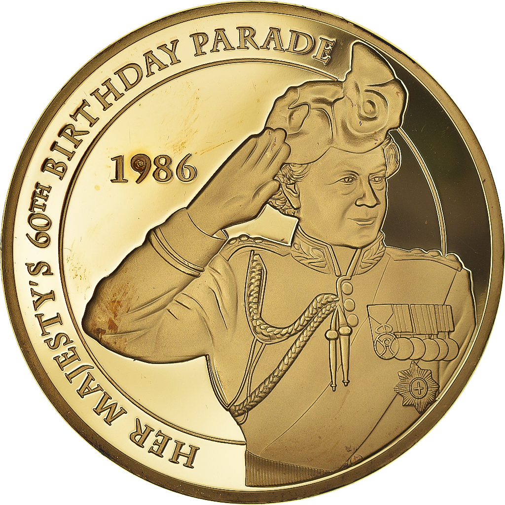United Kingdom, Medal, Her Majesty's 60th Birthday Parade, Diamond Jubilee of