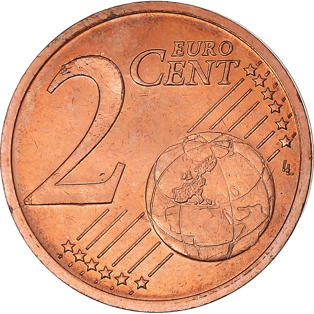 [#1160913] Slowakei, 2 Euro Cent, 2009, Kremnica, Colourized, UNZ+, Copper Plate