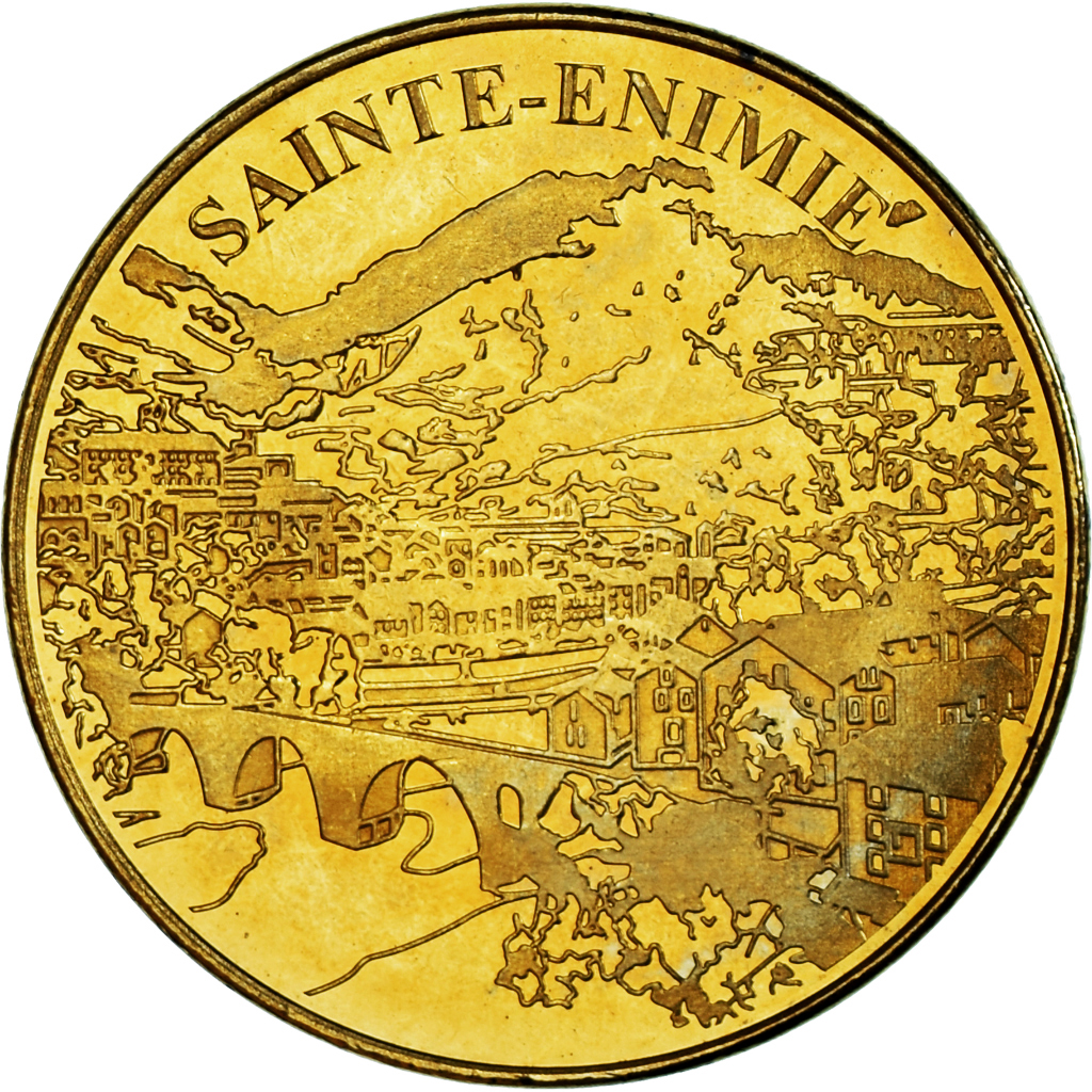 France, Token, Tourist Token, Sainte-Enimie, , Copper-nickel Aluminium