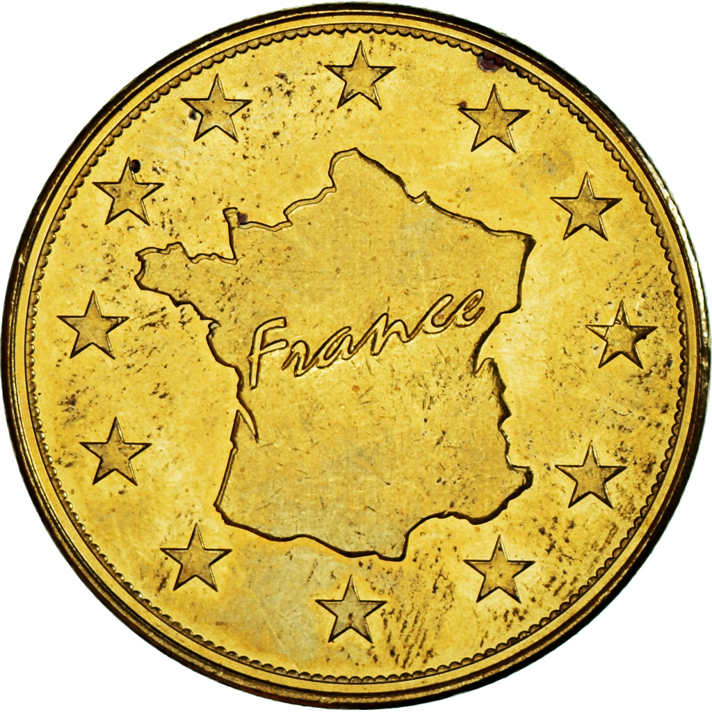 France, Token, Tourist Token, Sainte-Enimie, , Copper-nickel Aluminium