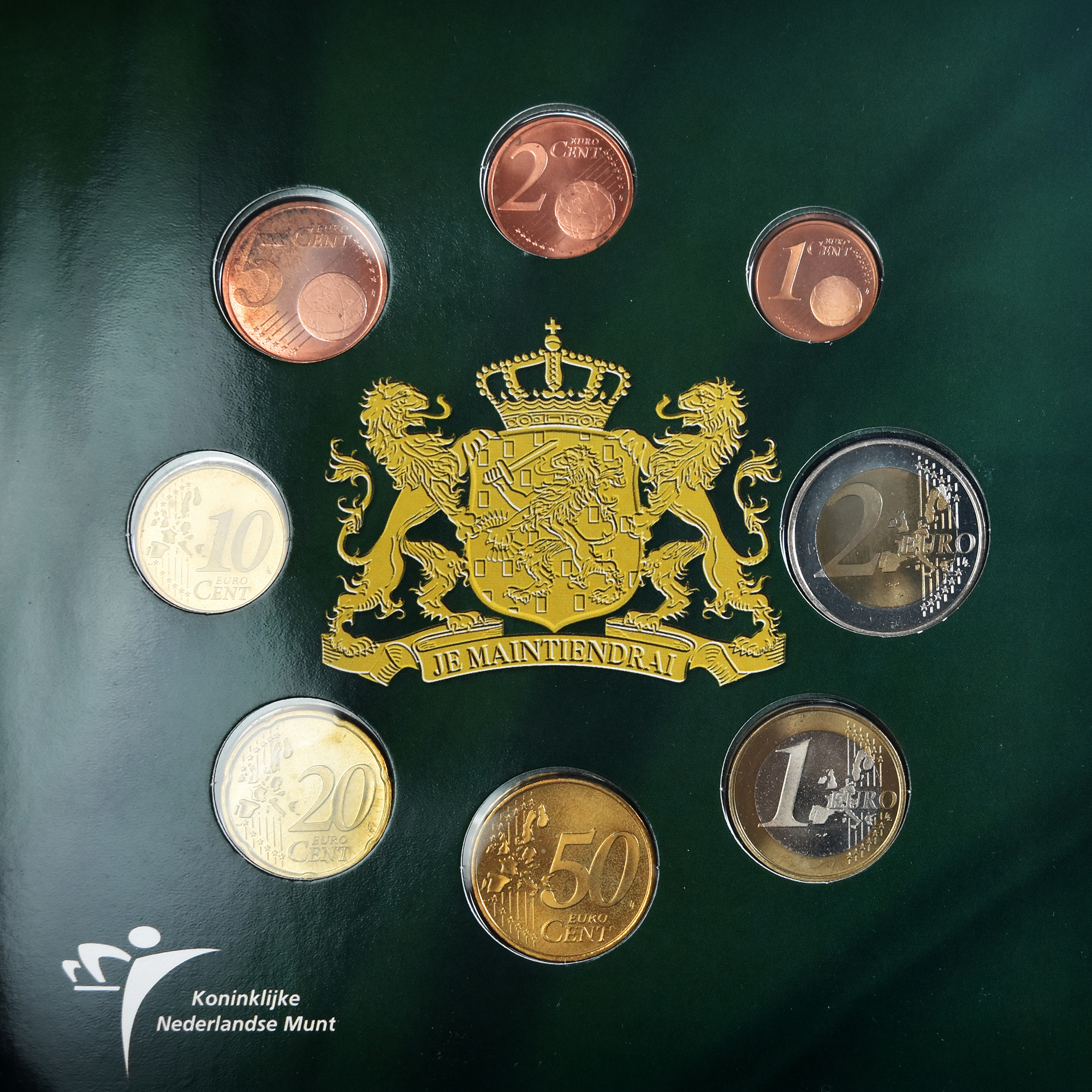 Belgien, 1 Cent to 2 Euro, Coffret Euro Belgique, Luxembourg et Pays-Bas, 2005
