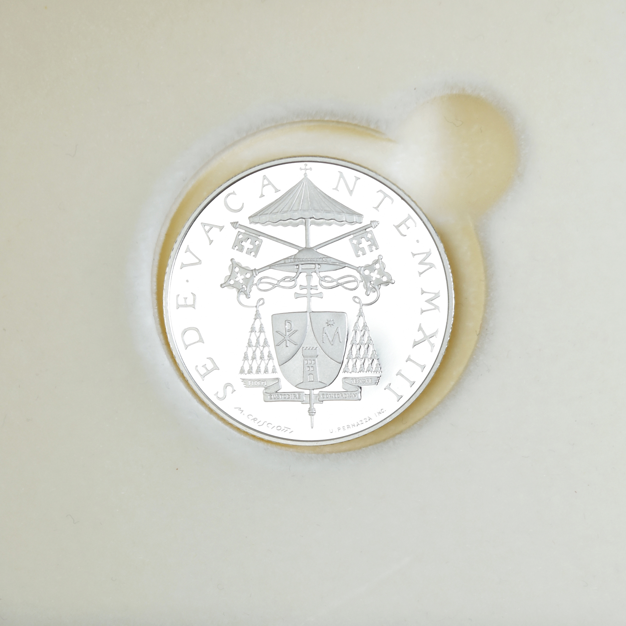 Vatican, 5 Euro, Siège Vacant, 2013, Rome, MS, Silver