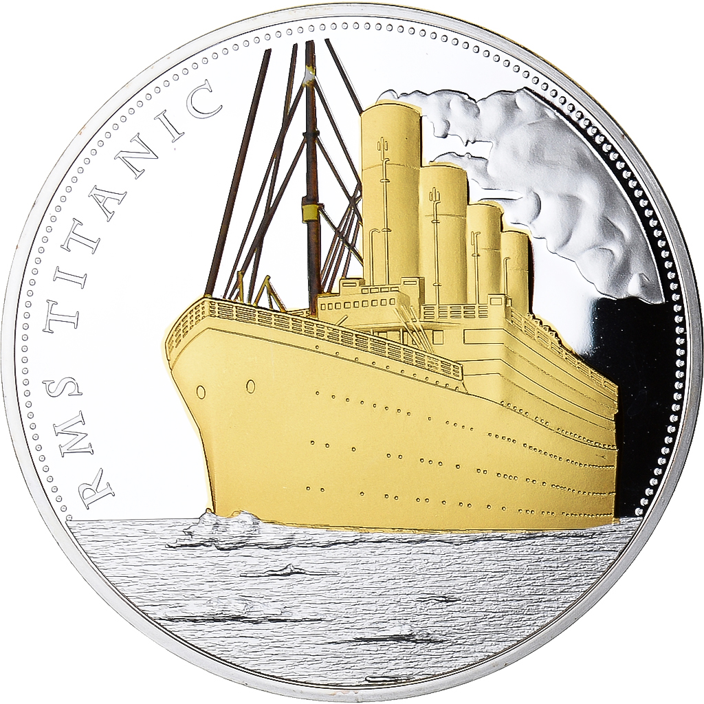 France, Medal, 100ème Anniversaire du Titanic, , Copper Plated Silver