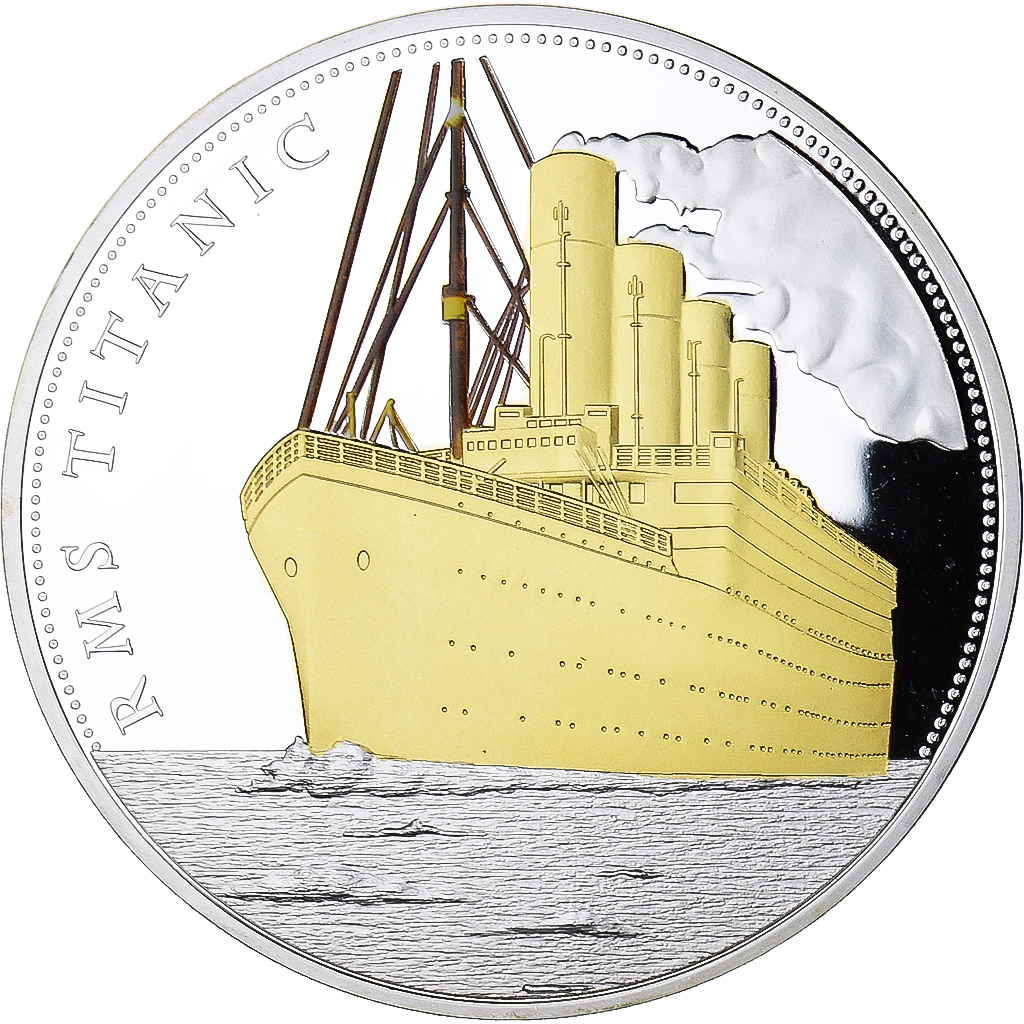 France, Medal, 100ème Anniversaire du Titanic, , Copper Plated Silver