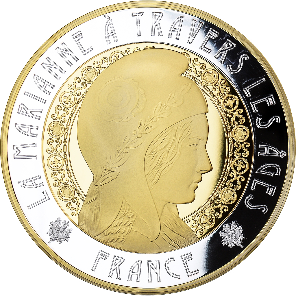 France, Medal, Première Guerre Mondiale, La Marianne à Travers les Ages