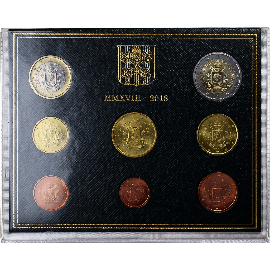 Vatican, Pope Francis I, Set 1 ct. - 2 Euro, 2018, Rome, 