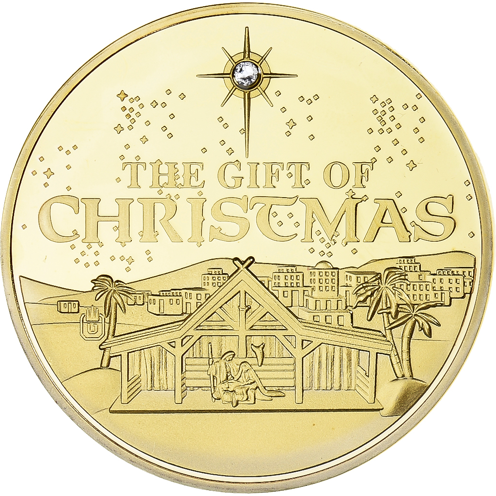 France, Medal, The Birth of Christ, , Copper Gilt