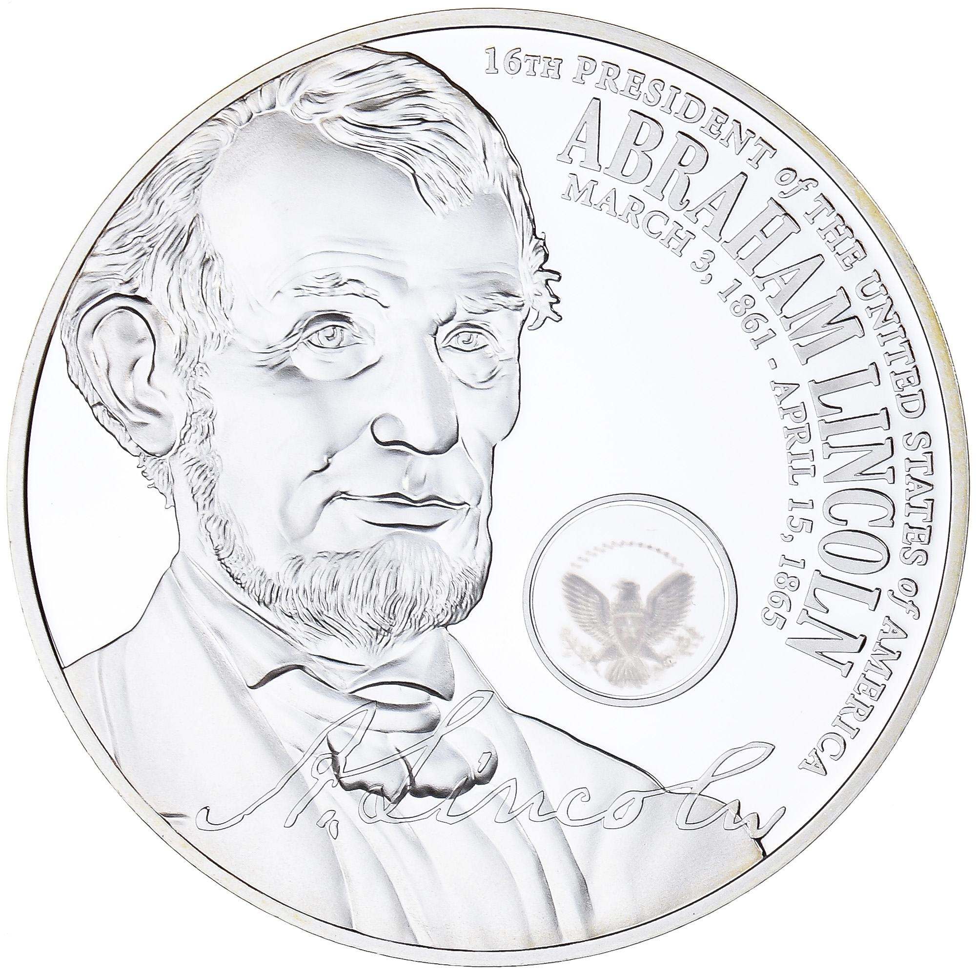 United States of America, Medal, Abraham Lincoln, 16th President of the United