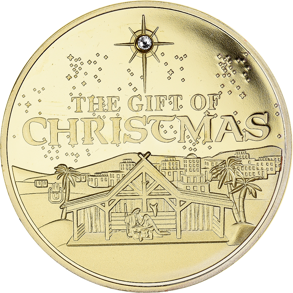 France, Medal, The Birth of Christ, , Copper Gilt