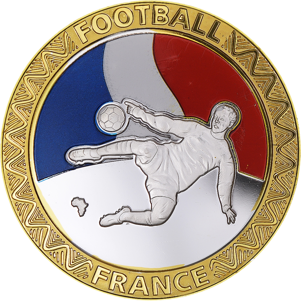 South Africa, Medal, Football - France, 2010, , Bi-Metallic