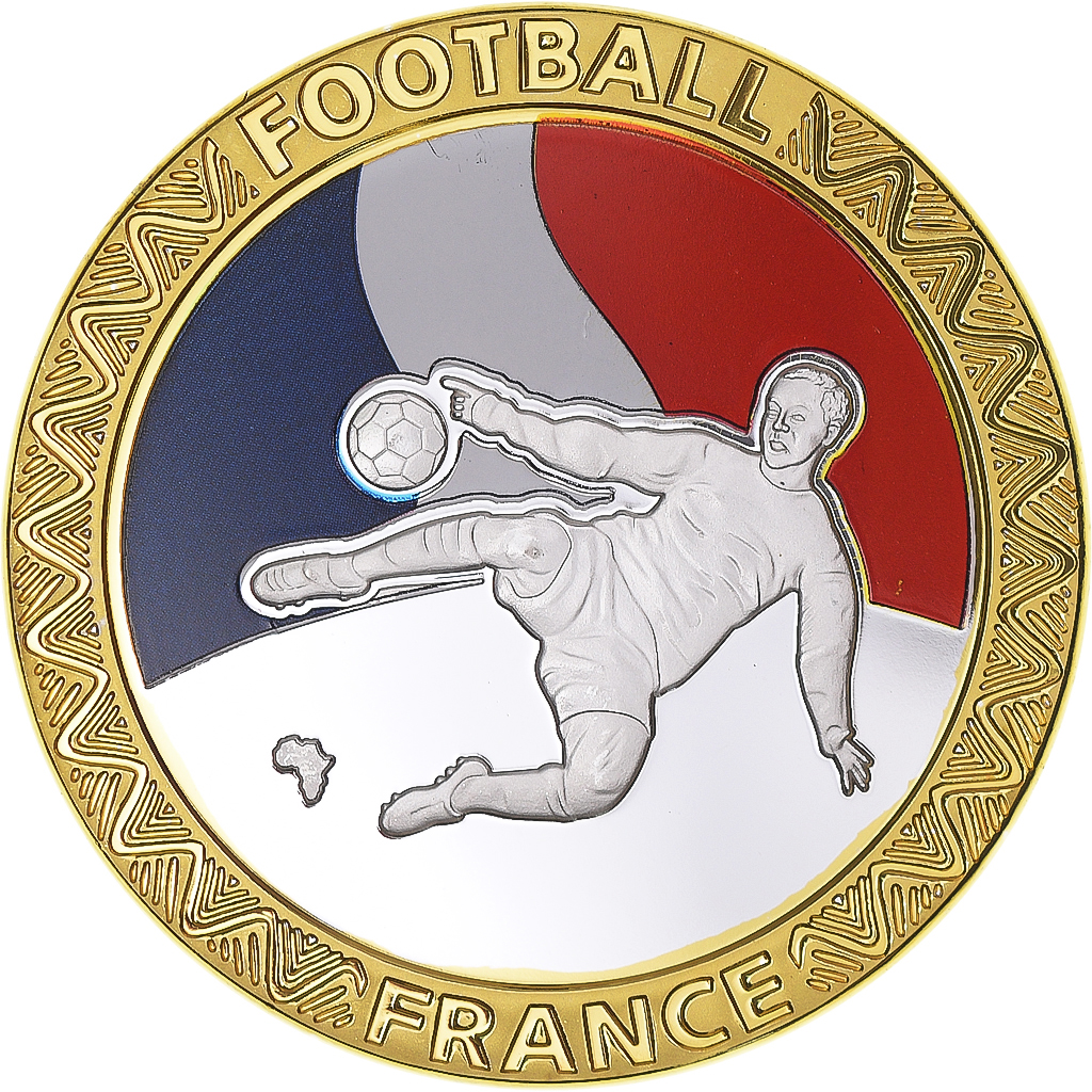 South Africa, Medal, Football - France, 2010, , Bi-Metallic
