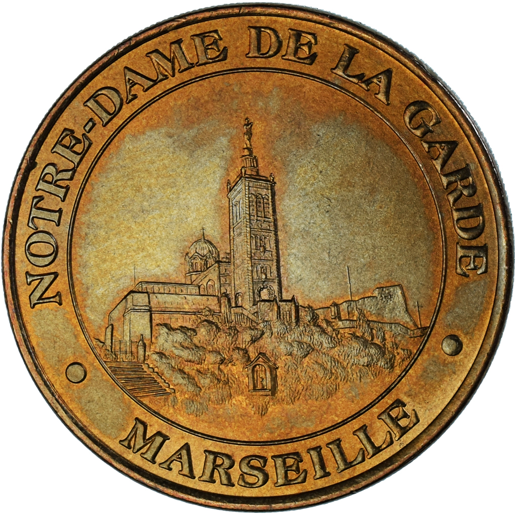 France, Token, Marseille - Notre Dame de la Garde, 2002, MDP, 