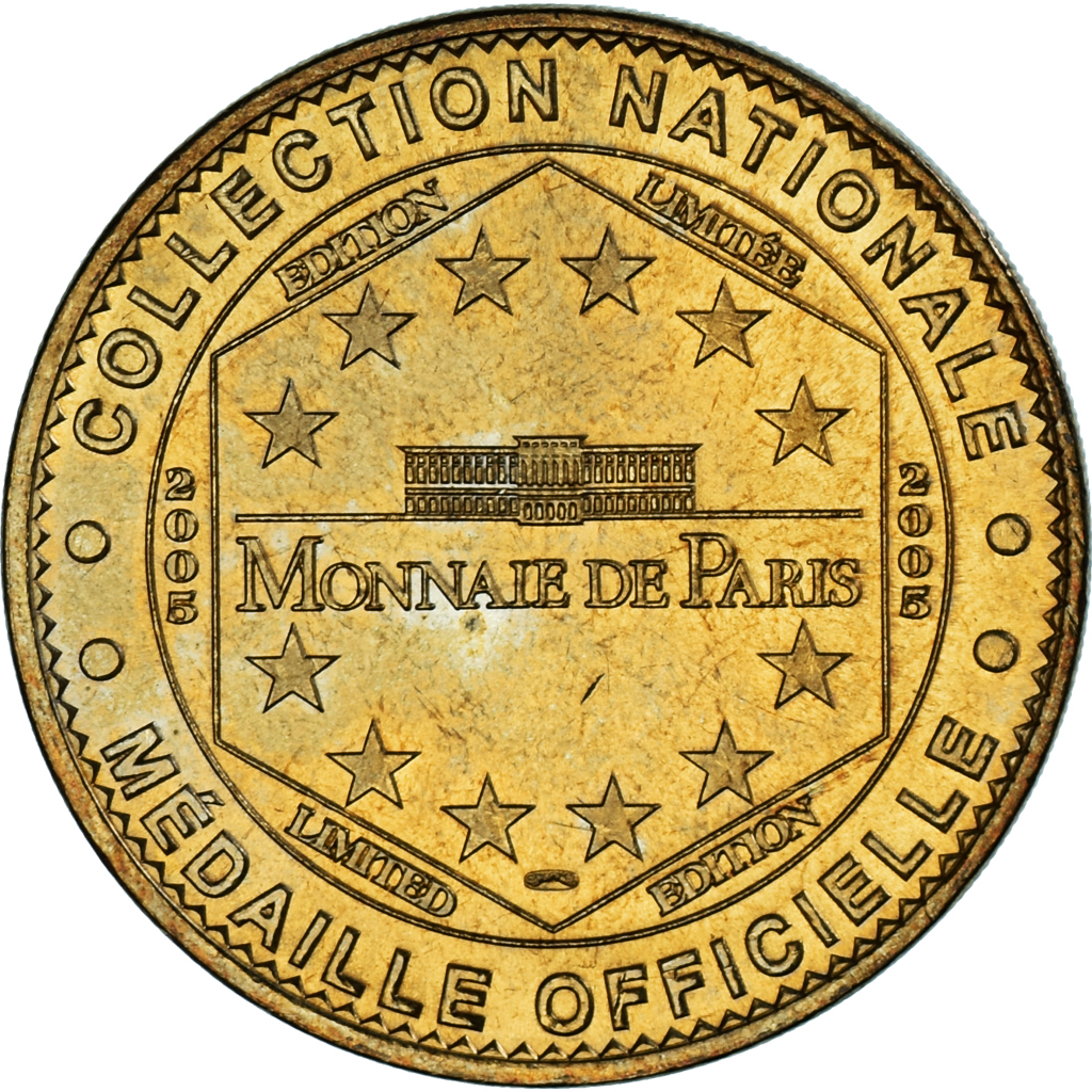 France, Token, Touristic token, Cluny - Abbaye n°1, Arts & Culture, 2005, MDP