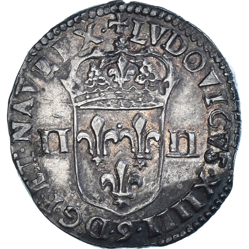Coin, France, Louis XIV, 1/4 Écu, frappé au marteau, 1/4 Ecu, 1645, Rennes